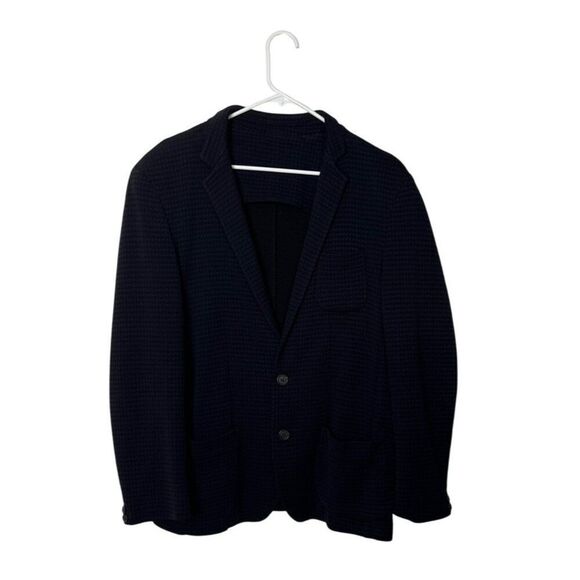 Exibit Mens Navy Blue Blazer Jacket - Picture 1 of 6